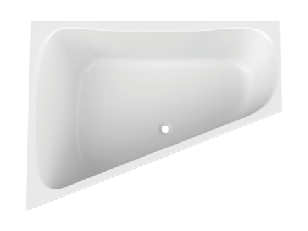 FORMAT Design Trapez-Badewanne Acryl, links