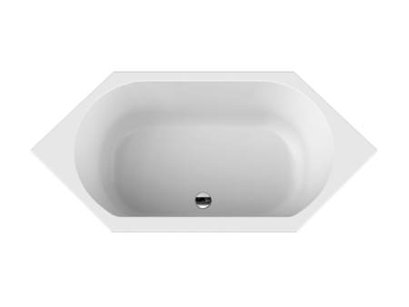 FORMAT Pro 6-Eck-Badewanne Acryl